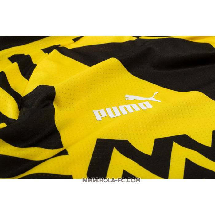 Camiseta Pre Partido del Borussia Dortmund 2022 Amarillo y Negro